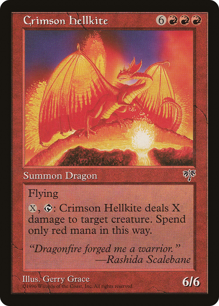 Image of Crimson Hellkite (MIR-) - Mirage