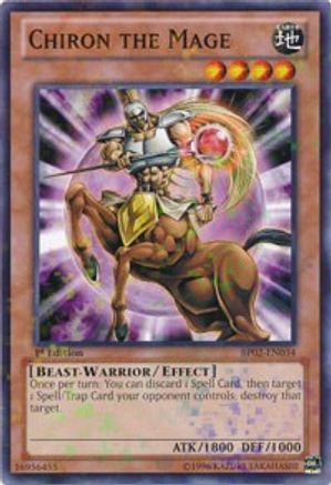 Image of Chiron the Mage (Mosaic Rare) (BP02-EN034) - Battle Pack 2: War of the Giants 1st Edition