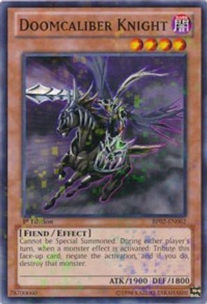 Image of Doomcaliber Knight (Mosaic Rare) (BP02-EN062) - Battle Pack 2: War of the Giants Unlimited