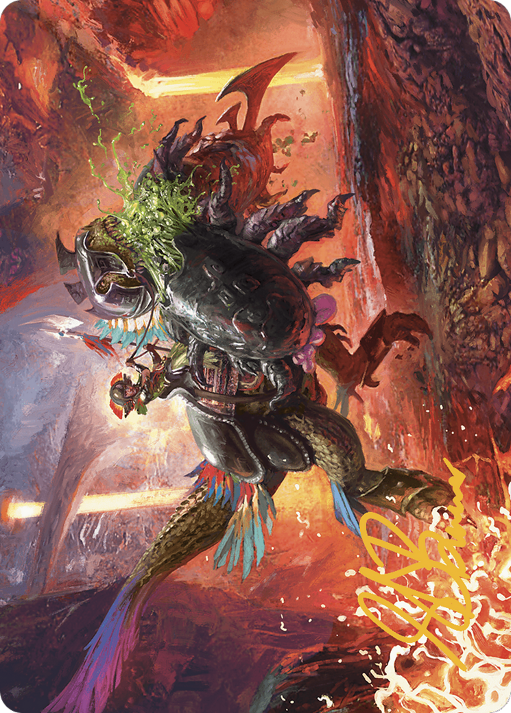 Image of Triumphant Chomp // Triumphant Chomp (ALCI-021) - The Lost Caverns of Ixalan Art Series (Borderless)