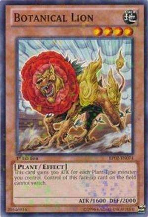 Image of Botanical Lion (Mosaic Rare) (BP02-EN074) - Battle Pack 2: War of the Giants 1st Edition