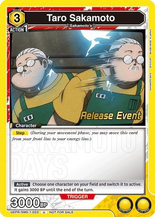 Image of Taro Sakamoto (023) (UE19BT/SMD-1-023) - UE19BT SAKAMOTO DAYS Release Event Cards