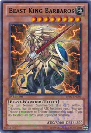 Image of Beast King Barbaros (Mosaic Rare) (BP02-EN080) - Battle Pack 2: War of the Giants 1st Edition