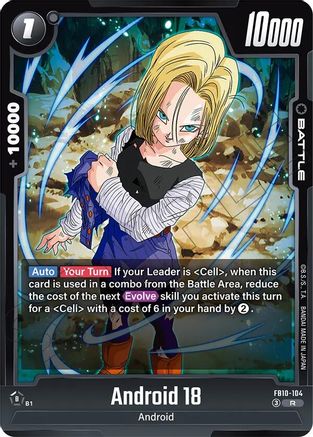 Image of Android 18 - FB10-104 (FB10-104) - Cross Force Holofoil