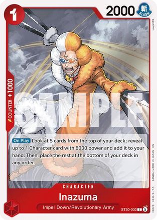 Image of Inazuma (ST30-002) - Starter Deck EX: Luffy & Ace Foil
