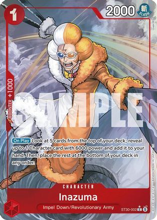 Image of Inazuma (Full Art) (ST30-002) - Starter Deck EX: Luffy & Ace Foil