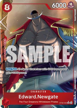 Image of Edward.Newgate (Full Art) (ST30-003) - Starter Deck EX: Luffy & Ace Foil