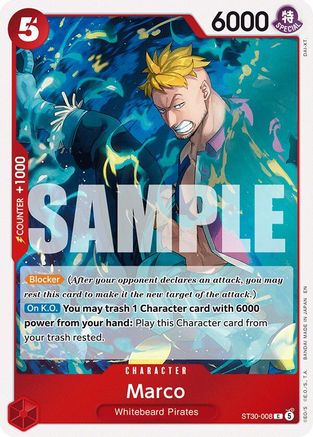 Image of Marco (ST30-008) - Starter Deck EX: Luffy & Ace Foil