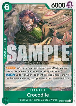 Image of Crocodile (ST30-010) - Starter Deck EX: Luffy & Ace