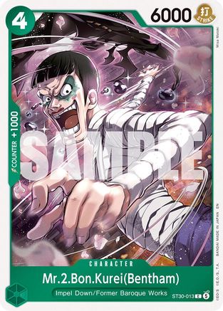 Image of Mr.2.Bon.Kurei(Bentham) (ST30-013) - Starter Deck EX: Luffy & Ace
