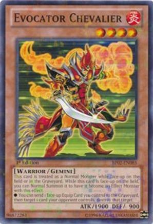 Image of Evocator Chevalier (Mosaic Rare) (BP02-EN085) - Battle Pack 2: War of the Giants 1st Edition