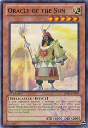 Image of Oracle of the Sun (Mosaic Rare) (BP02-EN087) - Battle Pack 2: War of the Giants Unlimited