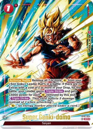 Image of Super Genki-dama (Alternate Art) (FB10-024) - Cross Force Holofoil