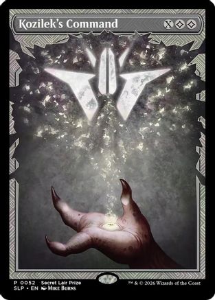 Image of Kozilek's Command (SLP-052) - Secret Lair Showdown Foil