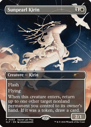 Image of Sunpearl Kirin (SLP-053) - Secret Lair Showdown Foil