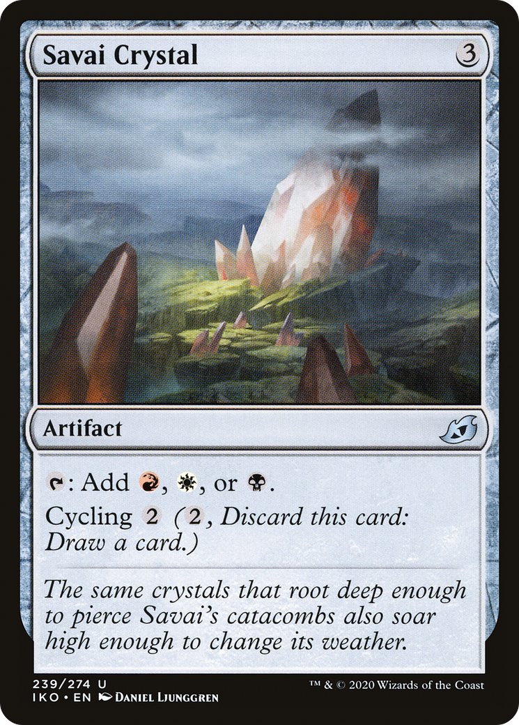 Image of Savai Crystal (IKO-239) - Ikoria: Lair of Behemoths Foil