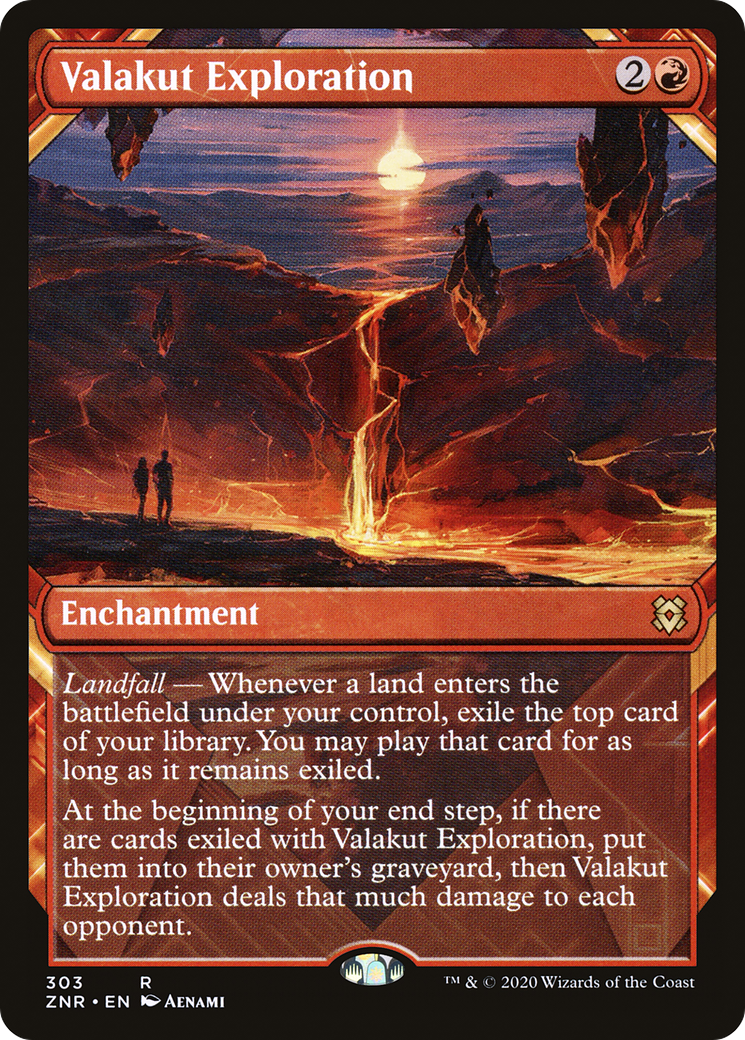 Image of Valakut Exploration (Showcase) (ZNR-303) - Zendikar Rising: (Showcase)