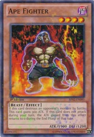Image of Ape Fighter (Mosaic Rare) (BP02-EN093) - Battle Pack 2: War of the Giants 1st Edition