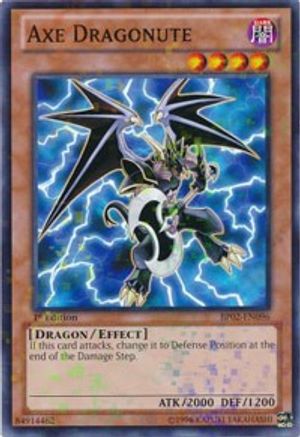 Image of Axe Dragonute (Mosaic Rare) (BP02-EN096) - Battle Pack 2: War of the Giants Unlimited