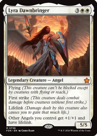 Image of Lyra Dawnbringer (0738) (FDN-738) - Foundations