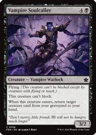 Image of Vampire Soulcaller (0758) (FDN-758) - Foundations