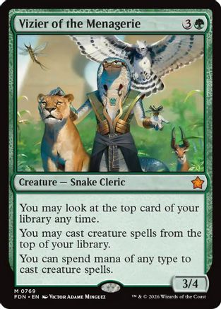 Image of Vizier of the Menagerie (0769) (FDN-769) - Foundations