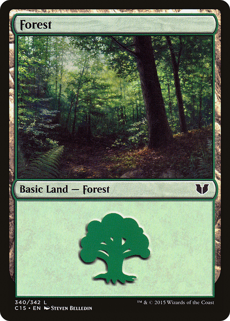 Image of Forest (340) (C15-340) - Commander 2015