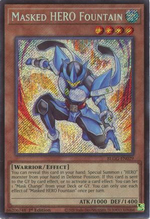 Image of Masked HERO Fountain (BLGG-EN029) - Battles of Legend: Glorious Gallery 1st Edition