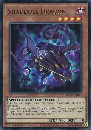 Image of Shaddoll Dragon (BLGG-EN061) - Battles of Legend: Glorious Gallery 1st Edition