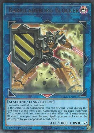 Image of Barricadeborg Blocker (BLGG-EN102) - Battles of Legend: Glorious Gallery 1st Edition