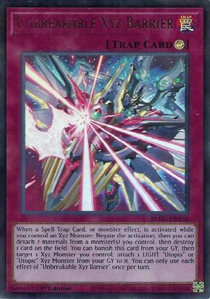 Image of Unbreakable Xyz Barrier (BLGG-EN135) - Battles of Legend: Glorious Gallery 1st Edition