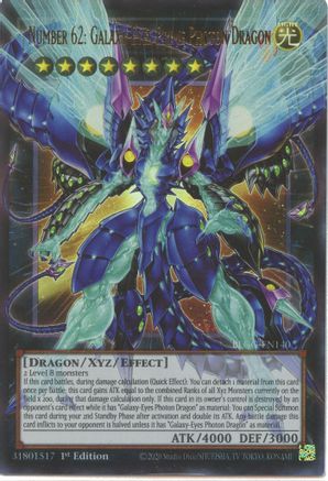 Image of Number 62: Galaxy-Eyes Prime Photon Dragon (BLGG-EN140) - Battles of Legend: Glorious Gallery 1st Edition