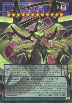 Image of Supreme King Z-ARC (BLGG-EN141) - Battles of Legend: Glorious Gallery 1st Edition