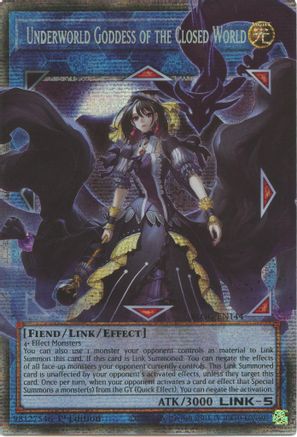 Image of Underworld Goddess of the Closed World (Starlight Rare) (BLGG-EN144) - Battles of Legend: Glorious Gallery 1st Edition