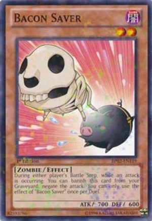 Image of Bacon Saver (Mosaic Rare) (BP02-EN119) - Battle Pack 2: War of the Giants Unlimited