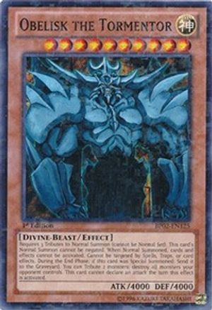 Image of Obelisk the Tormentor (Mosaic Rare) (BP02-EN125) - Battle Pack 2: War of the Giants 1st Edition