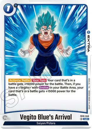 Image of Vegito Blue's Arrival (FB10-046) - Cross Force