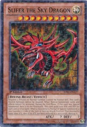 Image of Slifer the Sky Dragon (Mosaic Rare) (BP02-EN127) - Battle Pack 2: War of the Giants 1st Edition