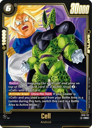 Image of Cell - FB10-112 (Alternate Art) (FB10-112) - Cross Force Holofoil