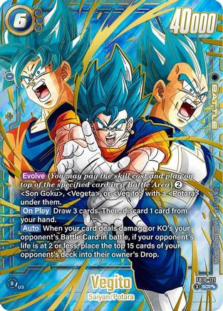 Image of Vegito - FB10-121 (Super Alternate Art) (FB10-121) - Cross Force Holofoil