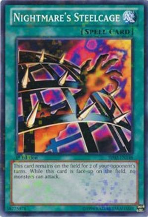 Image of Nightmare's Steelcage (Mosaic Rare) (BP02-EN148) - Battle Pack 2: War of the Giants 1st Edition