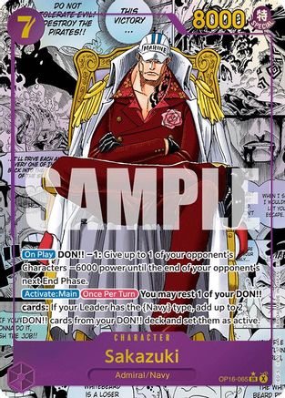Image of Sakazuki (Manga) (OP16-065) - The Time of Battle Foil