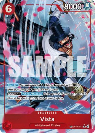 Image of Vista (TR) (OP16-011) - The Time of Battle Foil