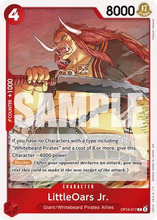Image of LittleOars Jr. (OP16-017) - The Time of Battle Foil