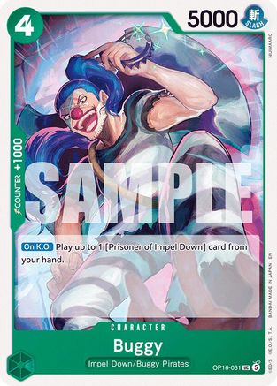 Image of Buggy (031) (OP16-031) - The Time of Battle