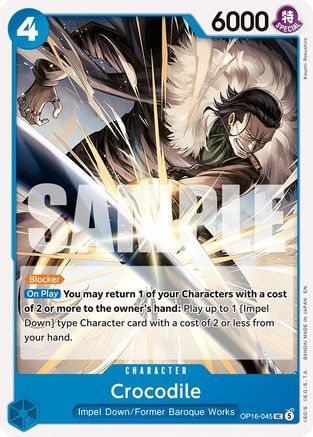 Image of Crocodile (OP16-045) - The Time of Battle