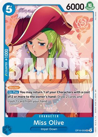Image of Miss Olive (OP16-050) - The Time of Battle