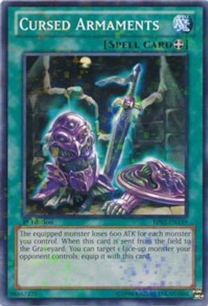 Image of Cursed Armaments (Mosaic Rare) (BP02-EN159) - Battle Pack 2: War of the Giants 1st Edition