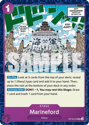 Image of Marineford (OP16-078) - The Time of Battle