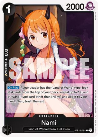Image of Nami (OP16-091) - The Time of Battle Foil